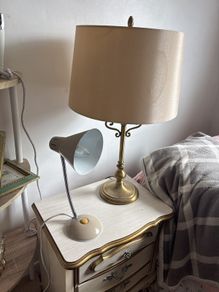 2 lamps, both vintage