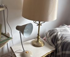 2 lamps, both vintage
