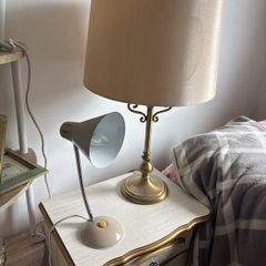 2 lamps, both vintage