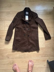 Zara Brown Tailored Coat