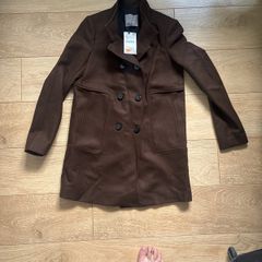 Zara Brown Tailored Coat