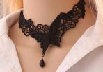 New Victorian butterfly lace necklaces