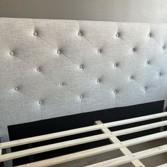 Brandon Bed Frame | Gray kingsize