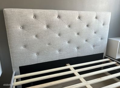 Brandon Bed Frame | Gray kingsize