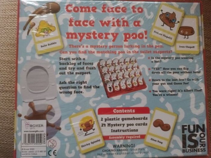 Guess Poo Game Family Board Game | 2 Player | Ages 3+ | Multicolor