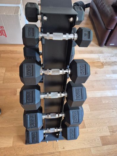 Dumbell Rack and Bench
