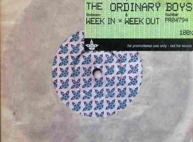 The Ordinary Boys "Week In Week Out" CD Single Promo Cardsleeve