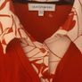 Gray Osbourn red blouse size UK22 EU50 Postage included Image 2