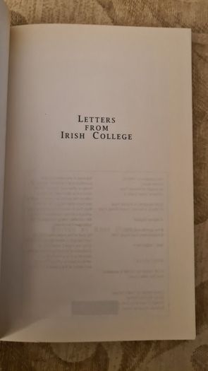 Letters From Irish College. Edited By Rose Doyle. Paperback In Very Good Condition.