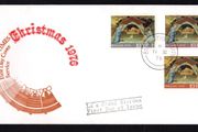 1976 Ireland Christmas: "The Nativity" by Lorenzo Monaco Commemorative Stamp Illustrated Addressed The Irish Times First Day Cover (FDC)