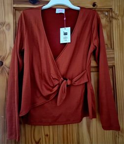 Savida faux wrap top