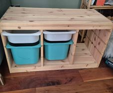 Ikea Pine Trofast Toy Storage
