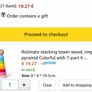 stacking rainbow tower toys Image 2