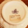 Belleek violets milk /cream jug & lotus sugar bowl Image 5