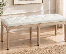 French Look Vintage Bench Cream