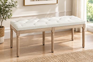 French Look Vintage Bench Cream