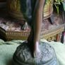 Vintage Lady  Figurine on Domed Base 18" height Image 5