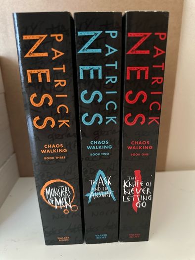 Chaos Walking Set of 3x Books by Author Patrick Ness