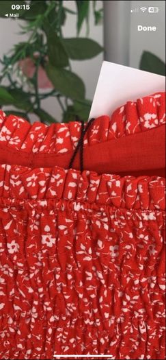 top Bnwt size large red Zara top