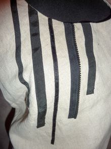 Kontrast linen blouse, top size 16