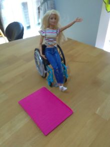 Barbie Fashionistas wheelchair and ramp