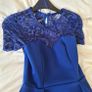 Blue wedding guest dress Image 2