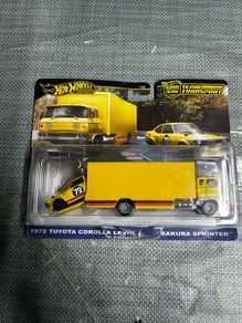 Toyota Corolla Levin Team Transporter Hot Wheels