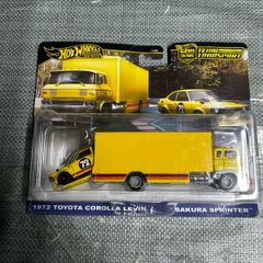 Toyota Corolla Levin Team Transporter Hot Wheels