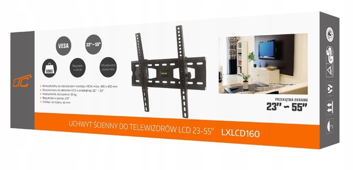 TV Wall Mount Bracket Flat Tilt 23" - 55"