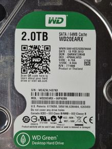 WD hard disk drive 2TB with special content