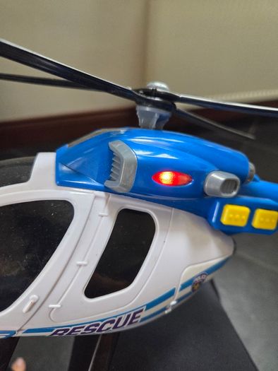 Police truck,car and helicopter