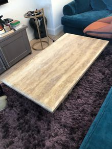 Marble coffee table