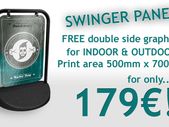 swinger panel pavement signs