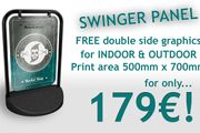 swinger panel pavement signs