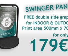 swinger panel pavement signs