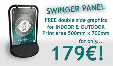 swinger panel pavement signs