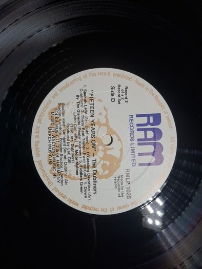 Vinyl.The Dubliners 15 years on.
