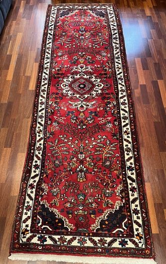 Exclusive Vintage Persian Hamedan Malayer Runner 295 x 96 cm (9.7 x 3.1 ft)