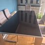 black glass dining Image 7
