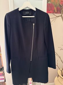 women's Zara light dark blue coat