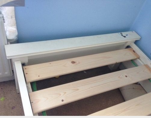 Solid wood Single bed frame