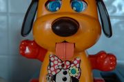 vintage retro Tomy Doggone Dog push toy 1970s  1980s
