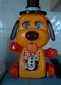 vintage retro Tomy Doggone Dog push toy 1970s  1980s