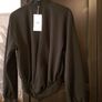 Zara Black open back Blouse, S Image 7