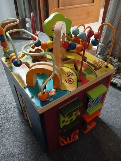 zany zoo activity cube