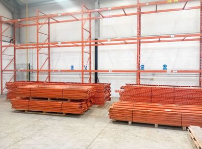 Warehouse storage racking