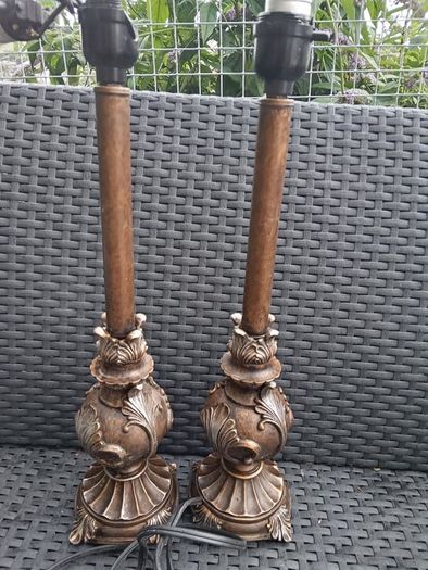 Beautiful Vintage Lamp Bases in need of TLC