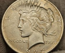 USA United States 1922 Silver Peace Dollar
