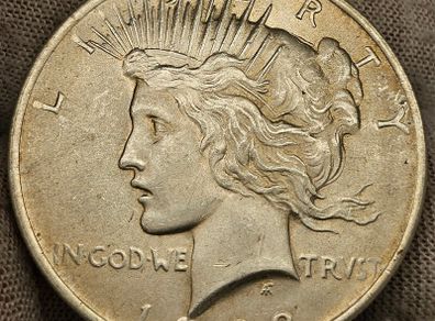 USA United States 1922 Silver Peace Dollar