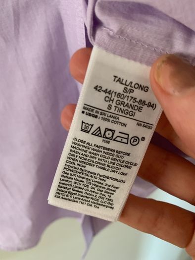 lilac cotton shirt